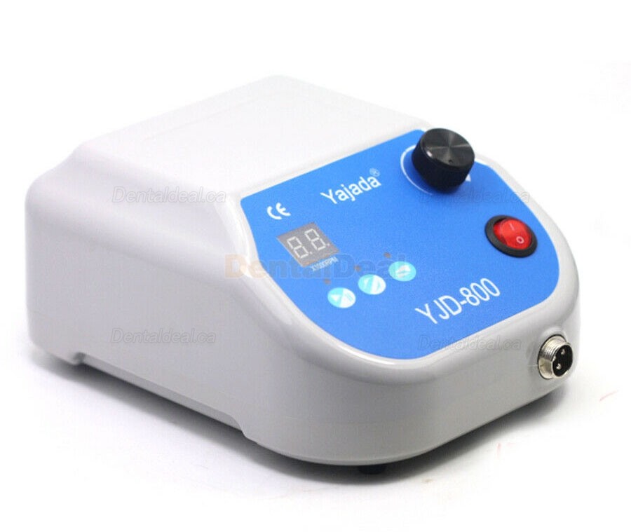 Yajiada&reg; YJD-800 Brushless Dental Micromotor Polisher with 50K RPM Handpiece